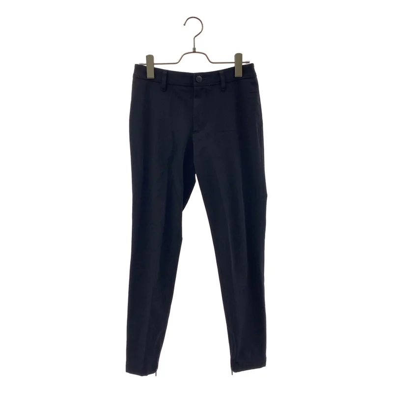 ISSEY MIYAKE / イッセイミヤケ | ナイロン 裾ジップ ストレッチ テーパードパンツ | 1 | レディース