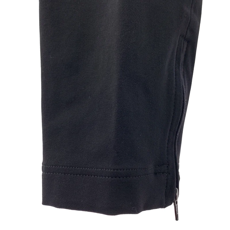ISSEY MIYAKE / イッセイミヤケ | ナイロン 裾ジップ ストレッチ テーパードパンツ | 1 | レディース
