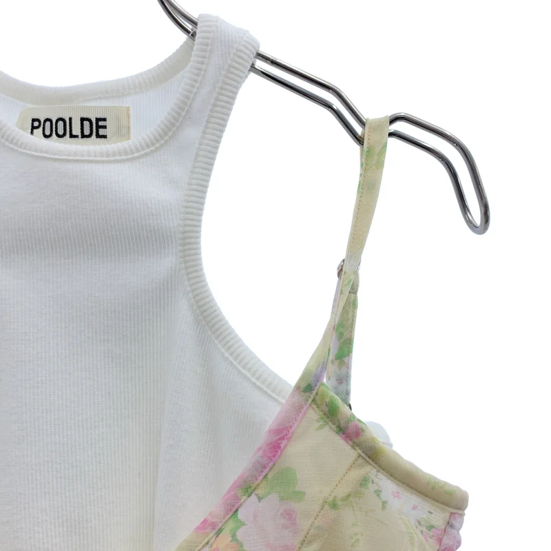 POOLDE / プールデ | 2026SS | INVERSE LAYERED TOP レイヤード トップス | F | レディース