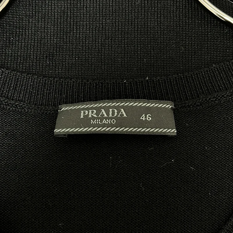 PRADA / プラダ | ウール Vネックニット | 46 | メンズ