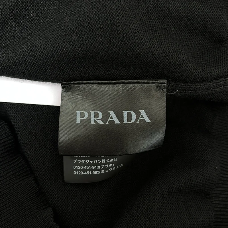 PRADA / プラダ | ウール Vネックニット | 46 | メンズ