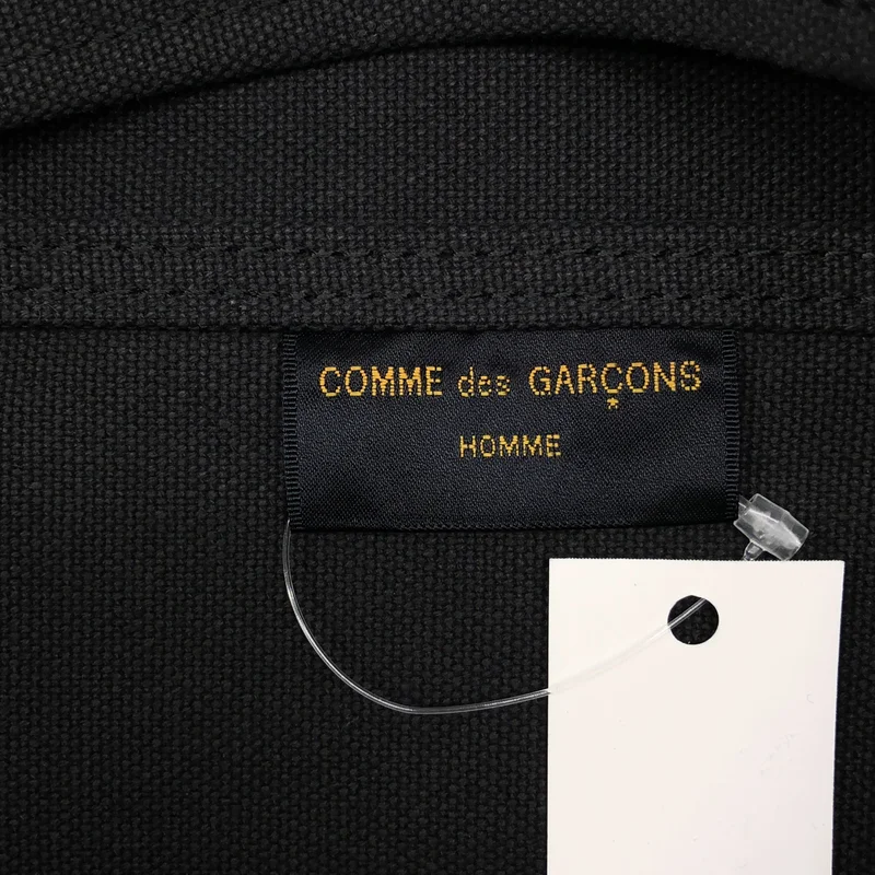COMME des GARCONS HOMME / コムデギャルソンオム | キャンバス ロゴプリント ショルダーバッグ |