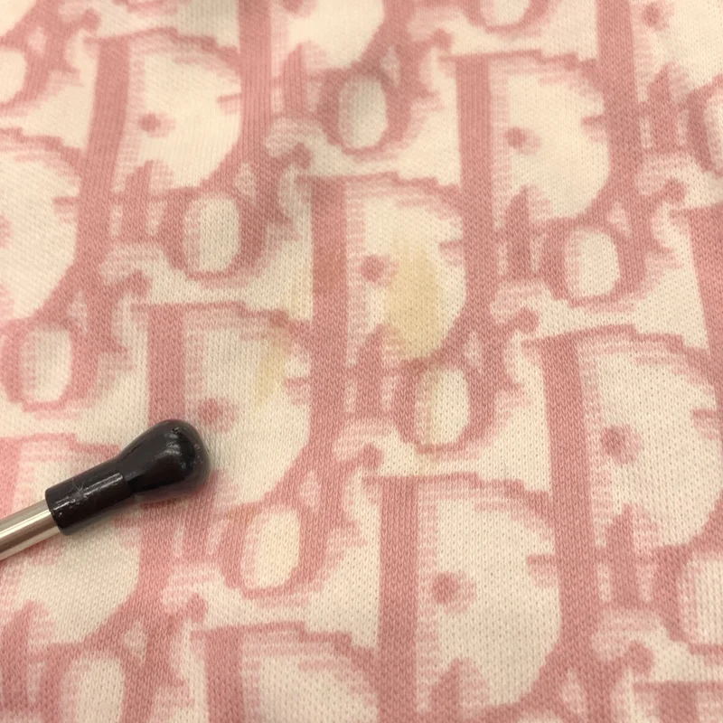 Christian Dior / クリスチャンディオール | トロッター ラインストーン コットン Vネック タンクトップ | 6 | レディース