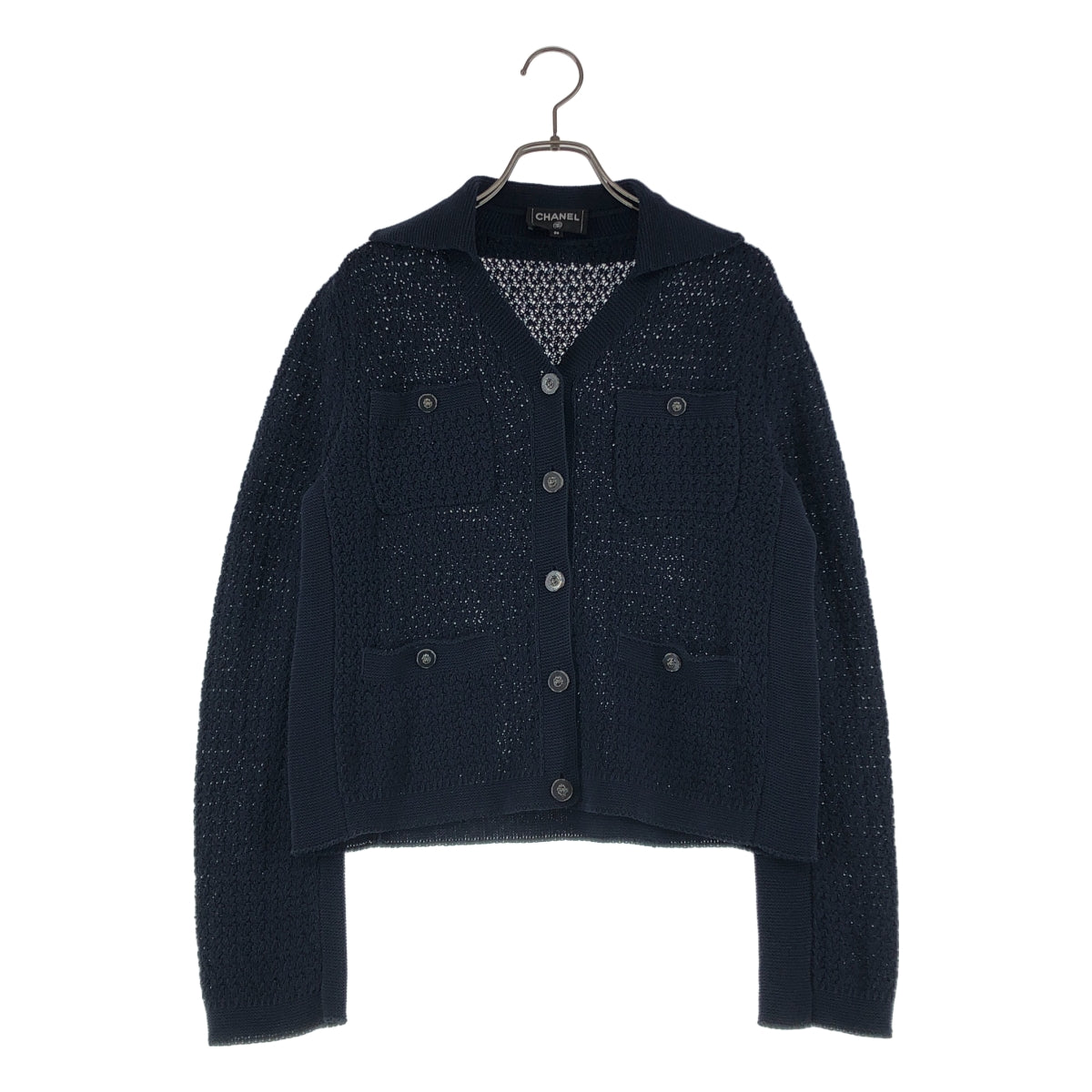 美品】 CHANEL / シャネル | ロゴボタン ニット カーディガン