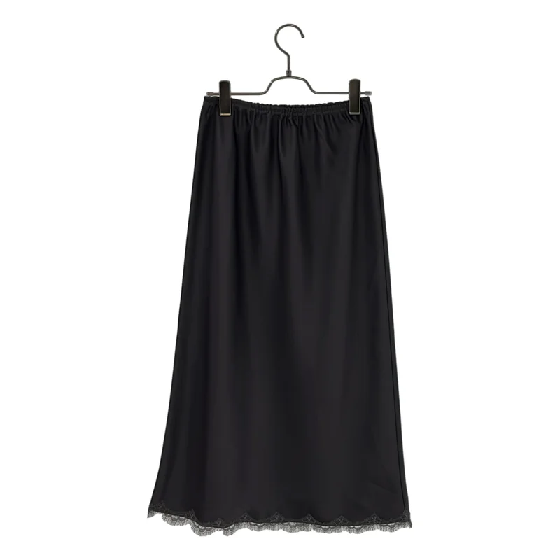Shinzone / シンゾーン | 2026SS | SATIN LEAVERS LACE SKIRT / サテン リーバーズ レーススカート | S | レディース