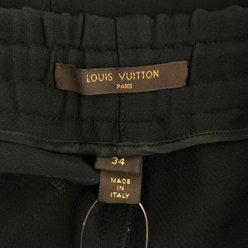 Louis Vuitton / ルイヴィトン | ウール シルク ワイド スリット イージーパンツ | 34 | レディース