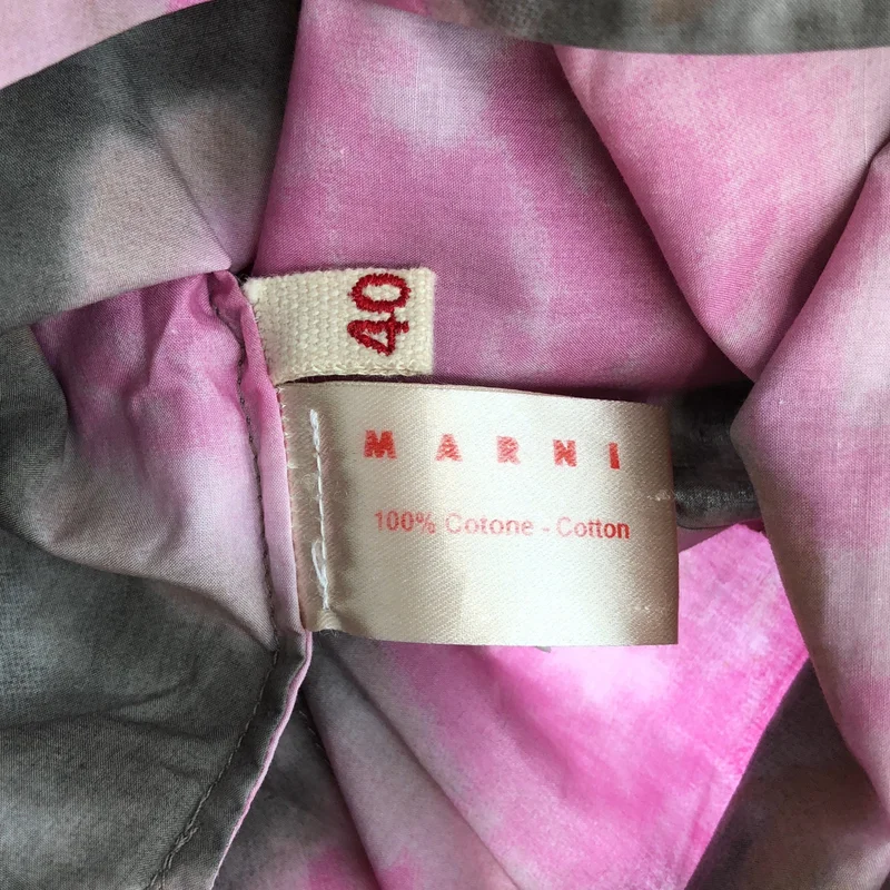 MARNI / マルニ | 総柄 ドレス ワンピース | 40 | レディース