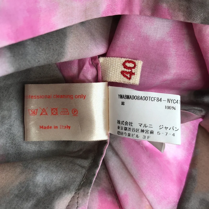 MARNI / マルニ | 総柄 ドレス ワンピース | 40 | レディース