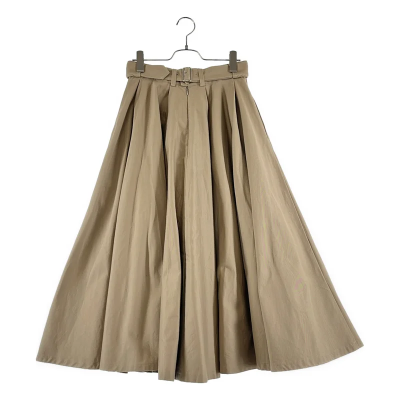 foufou / フーフー | new big flare trench skirt ベルテッド ニュービッグ フレア トレンチスカート | 0 | レディース