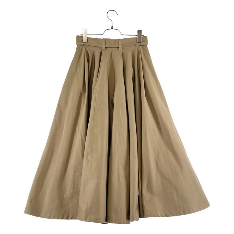 foufou / フーフー | new big flare trench skirt ベルテッド ニュービッグ フレア トレンチスカート | 0 | レディース
