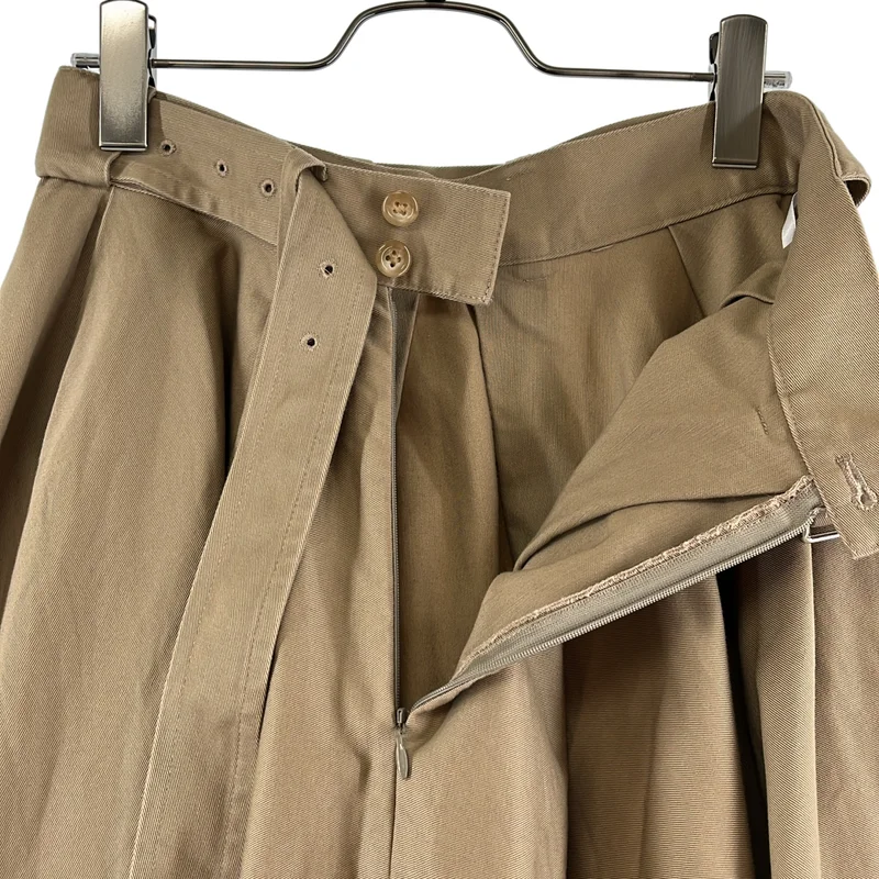 foufou / フーフー | new big flare trench skirt ベルテッド ニュービッグ フレア トレンチスカート | 0 | レディース