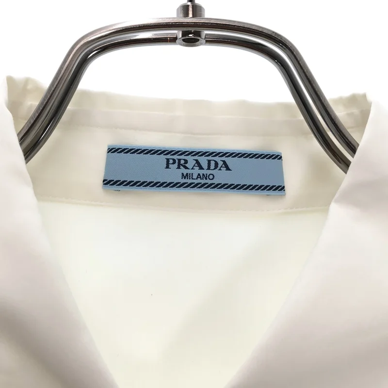PRADA / プラダ | コットン混 ストレッチ ドレスシャツ | 42 | レディース