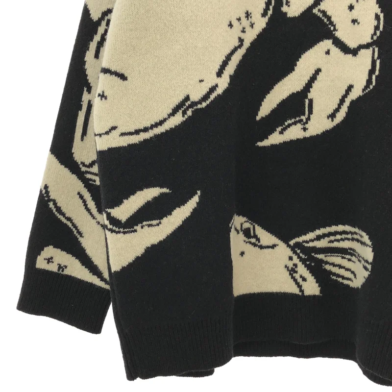 JIL SANDER / ジルサンダー | 2022AW | 星座 インターシャ ニット J21GP0069 J14583 | 48 | メンズ