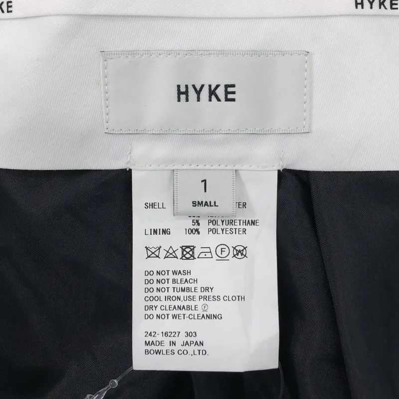 HYKE / ハイク | 2024AW | PR STRETCH STRAPLESS JUMPSUIT / ストラップレス ジャンプスーツ ストレッチパンツ | 1 | レディース