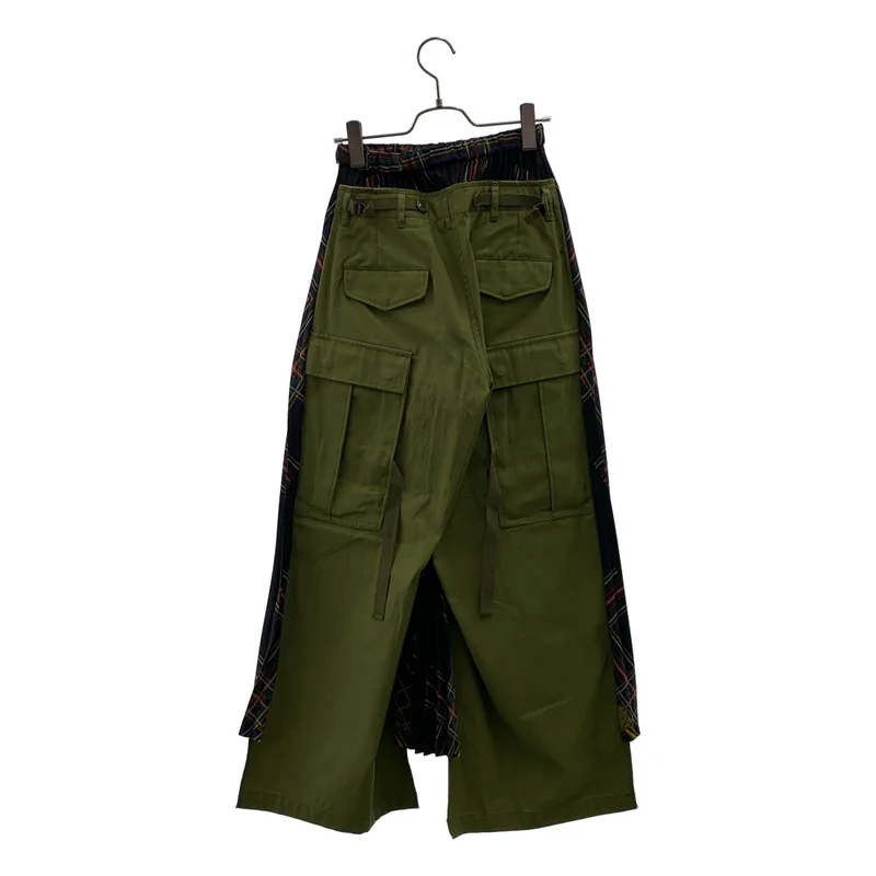 JUNYA WATANABE / ジュンヤワタナベ | 2025SS | 再構築 プリーツ ドッキング カーゴパンツ | XS | レディース