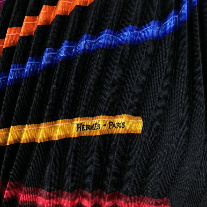 HERMES / エルメス | A VOS CRAYONS プリーツ ストール |