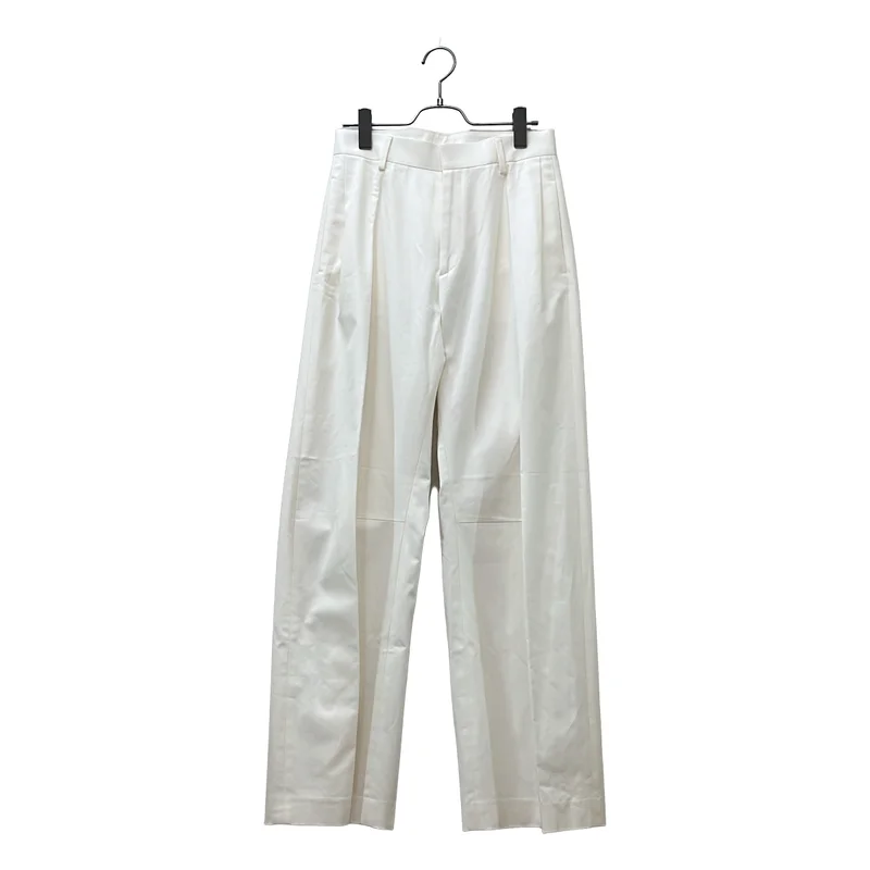 Deuxieme Classe / ドゥーズィエムクラス | 2023SS | Bartolini / TUCK CHINO / タック チノ ワイドパンツ | 36 | レディース