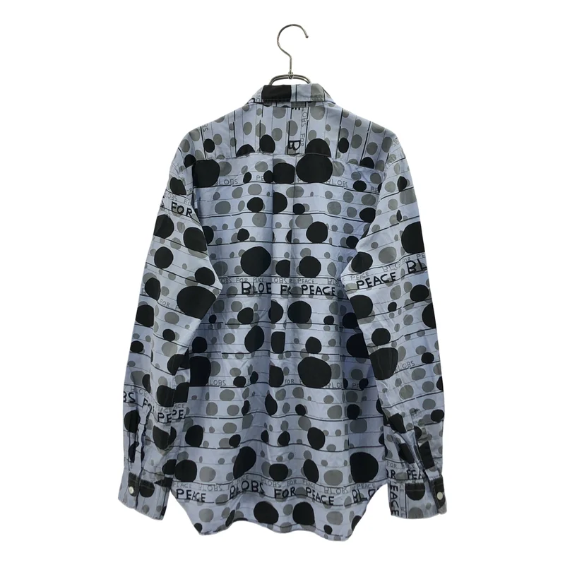 COMME des GARCONS HOMME DEUX コムデギャルソン オムドゥ 20SS 総柄 長袖シャツ グリーン DE-B058 COMME des GARCONS HOMME DEUX / コムデギャルソンオムドゥ | 2021AW