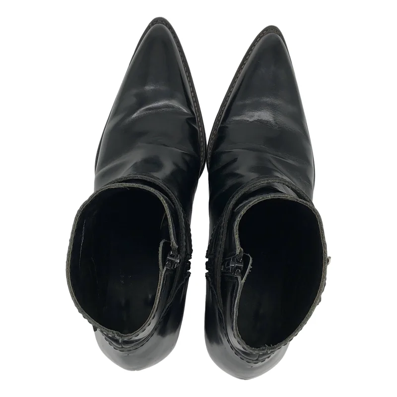 JUNYA WATANABE COMME des GARCONS / ジュンヤワタナベ | レザー ポインテッドトゥ ジョッパーブーツ | M | レディース