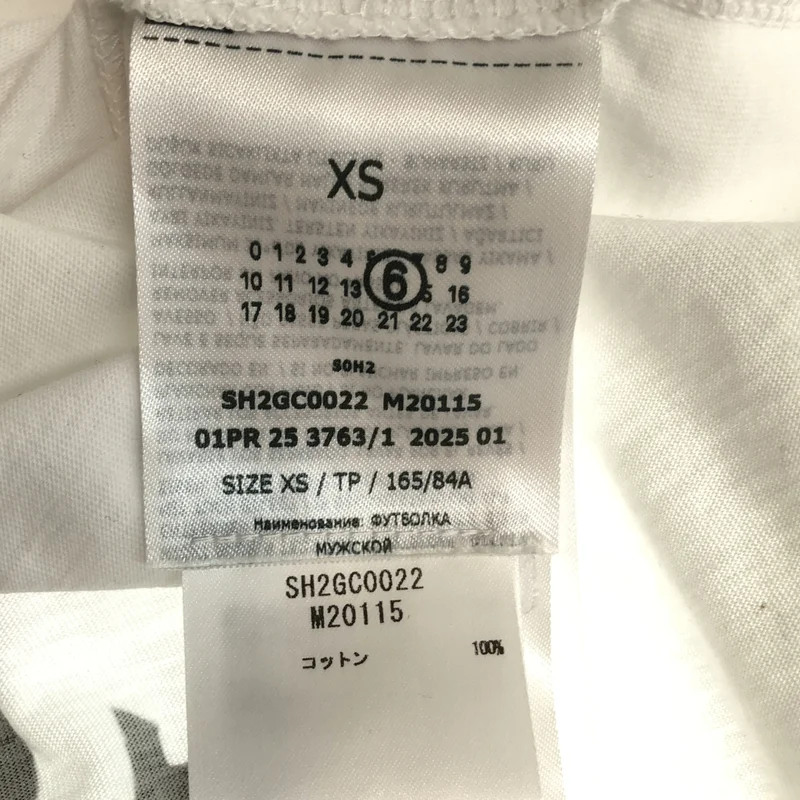 MM6 Maison Margiela / エムエムシックスメゾンマルジェラ | 2025SS | SIDA Vネック エイズ Tシャツ | XS | レディース