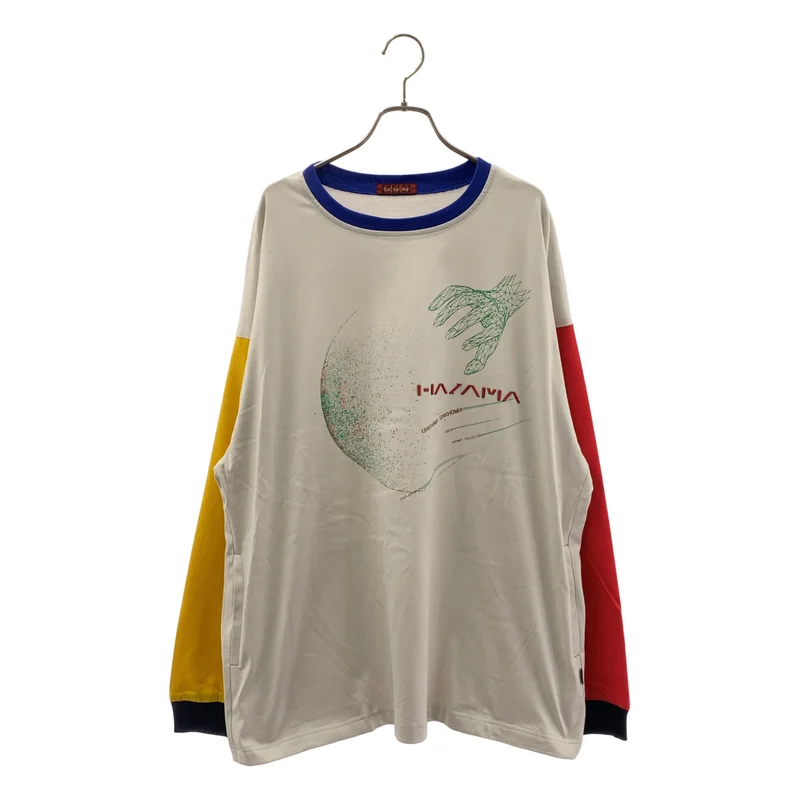 ha | za | ma / ハザマ | UNKNOWN UNKNOWN Staff T-shirt / オーバーシルエット ロゴ サイドポケット カットソー | L | レディース