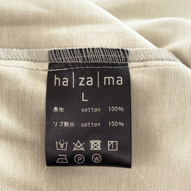 ha | za | ma / ハザマ | UNKNOWN UNKNOWN Staff T-shirt / オーバーシルエット ロゴ サイドポケット カットソー | L | レディース