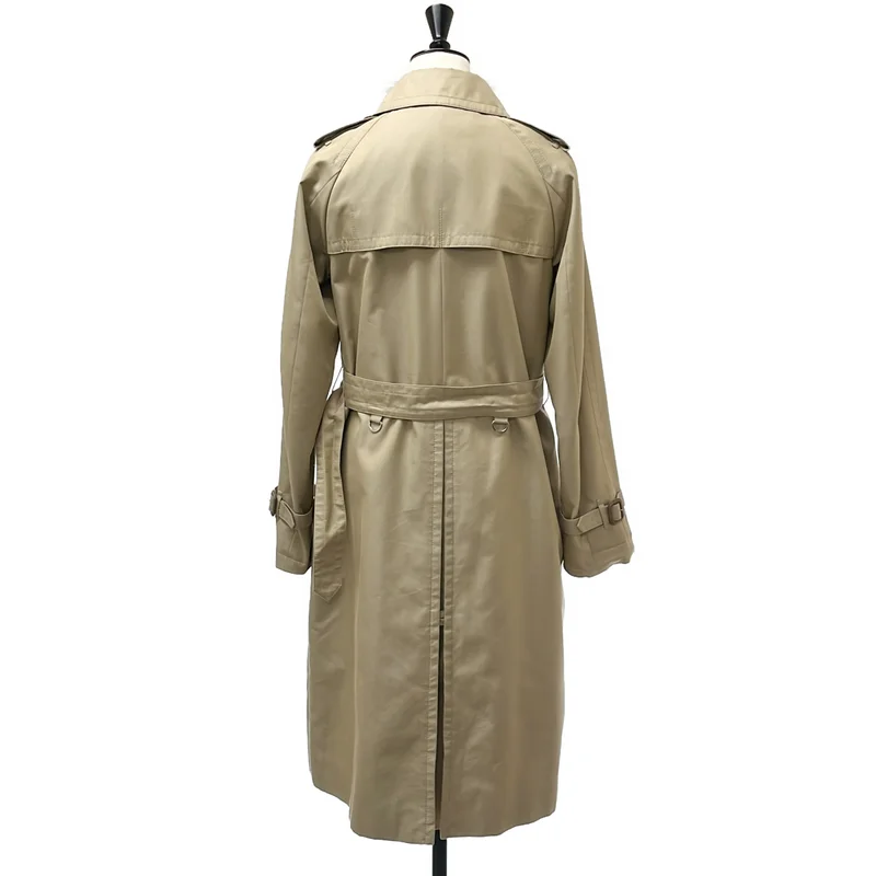 AQUASCUTUM / アクアスキュータム | ベルテッド ロゴボタン トレンチコート / インナー着脱可 | 6 | レディース