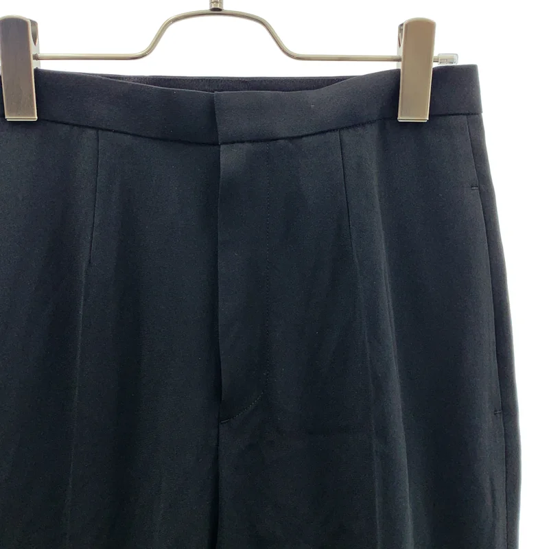 MUSE de Deuxieme Classe / ミューズドゥーズィーエムクラス | 2022AW | EDEN CROPPED PANTS / トリアセテート スラックス パンツ | 34 | レディース