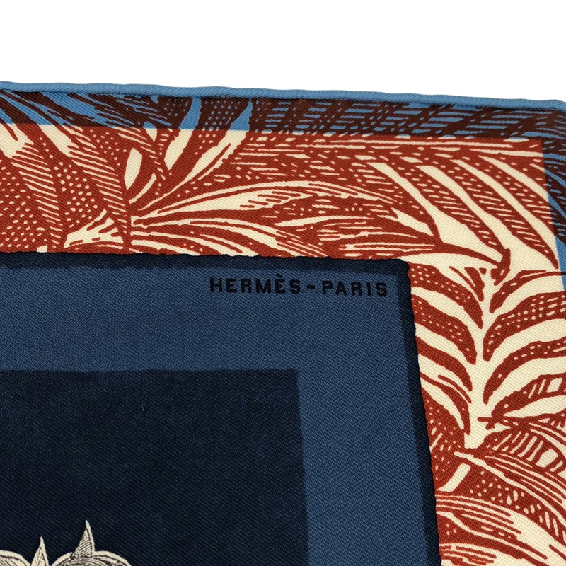 HERMES / エルメス | カレ42 ガヴロッシュ カヴァリエ アン フォルム ストール |