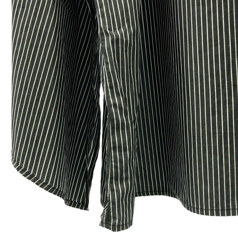 MM6 Maison Margiela / エムエムシックスメゾンマルジェラ | コットン ストライプ ロング シャツワンピース | 36 | レディース