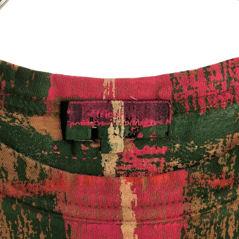 tricot COMME des GARCONS / トリココムデギャルソン | 2012SS | 製品加工 チェックプリント Tシャツ | M | レディース