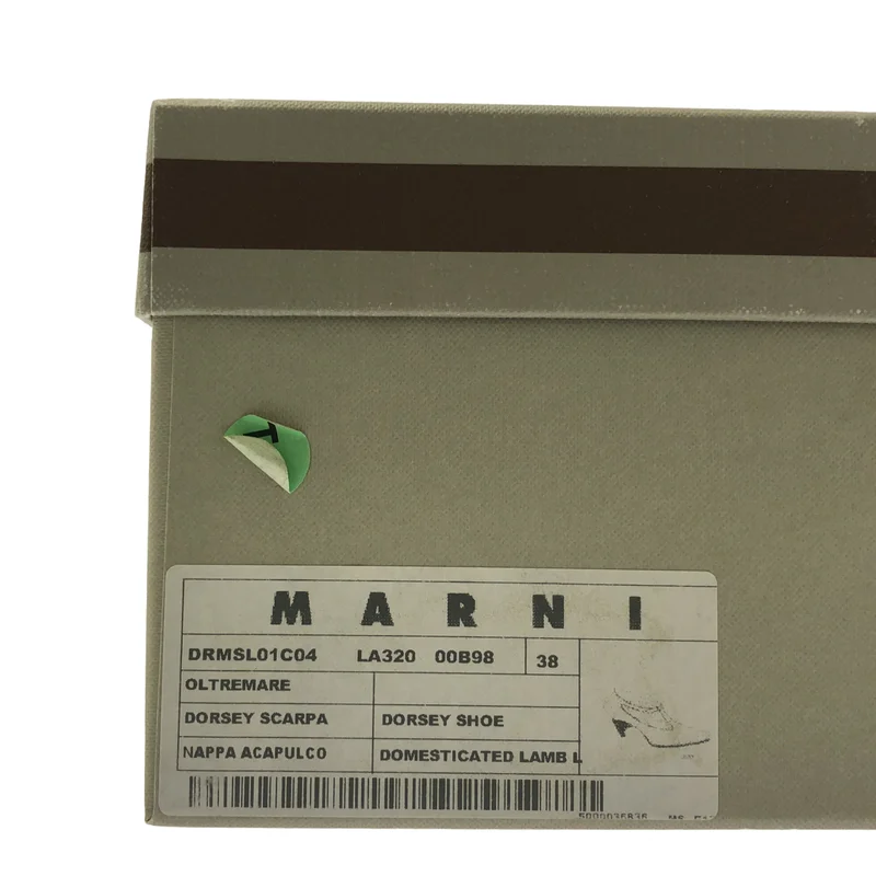 MARNI / マルニ | レザー ストラップ ポインテッドトゥ パンプス | 38 | レディース