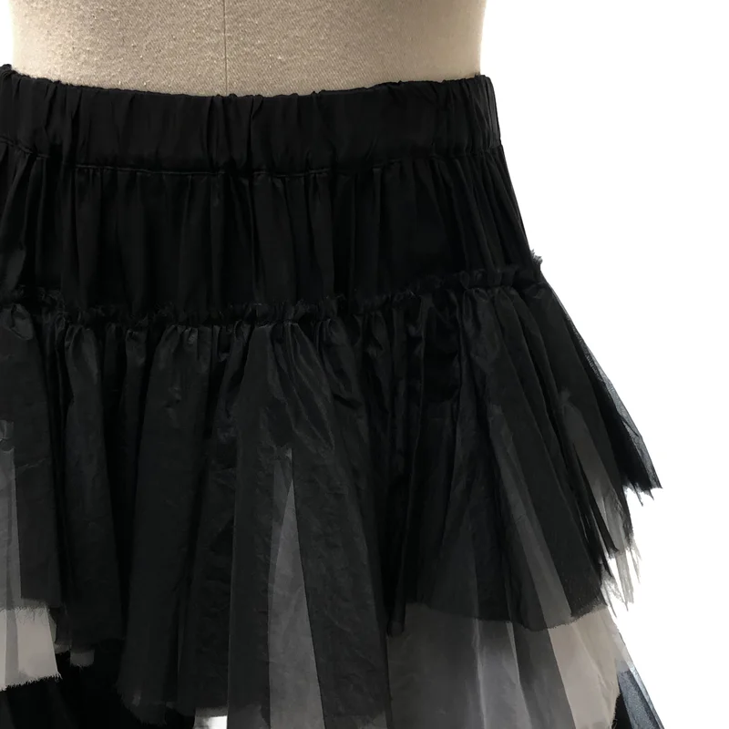 COMME des GARCONS / コムデギャルソン | 2022AW | フリル バイカラー ボリューム ロングスカート | S | レディース