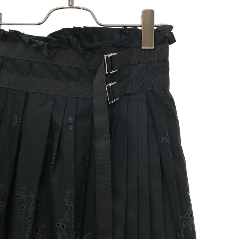 sacai / サカイ | オパール加工 ラッププリーツスカート | 2 | レディース