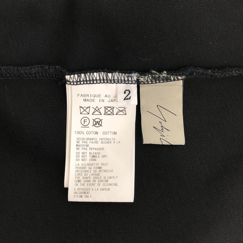 Yohji Yamamoto FEMME / ヨウジヤマモトファム | 2026SS | 強撚コットン ハイネックカットソー | 2 | レディース