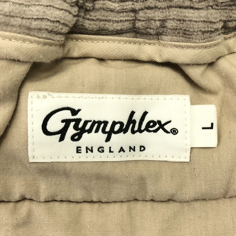 Gymphlex / ジムフレックス | ニットコーデュロイ 2プリーツパンツ | L | メンズ