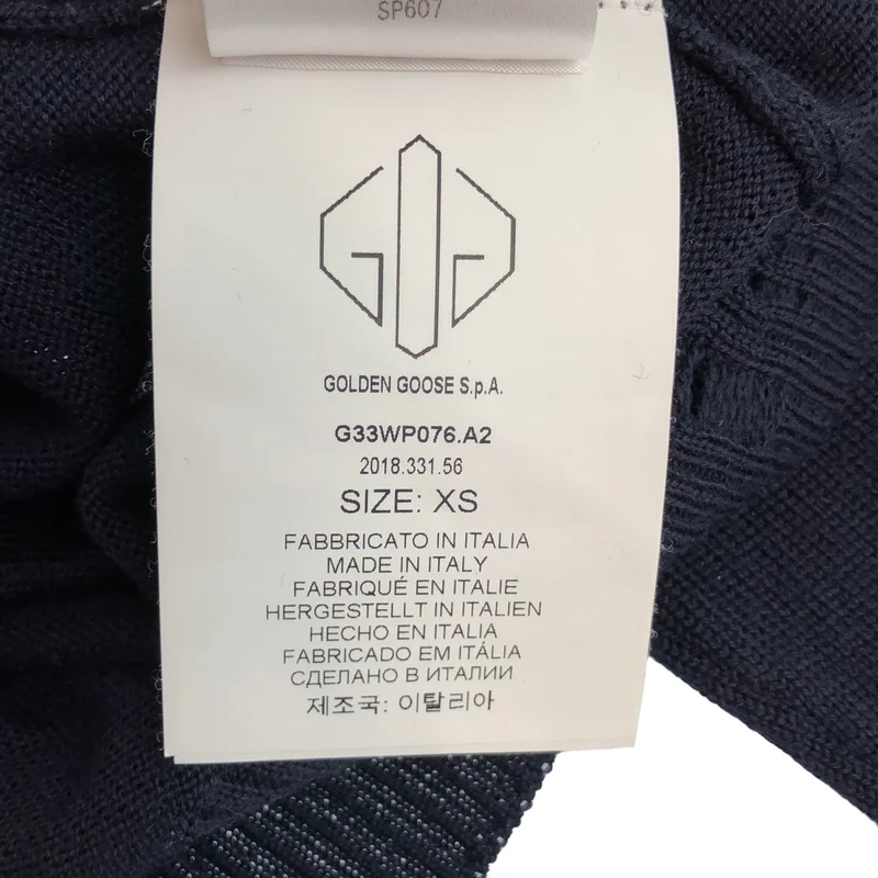 GOLDEN GOOSE / ゴールデングース | ダメージ加工 ニット_長袖 G33WP076.A2 | XS | レディース