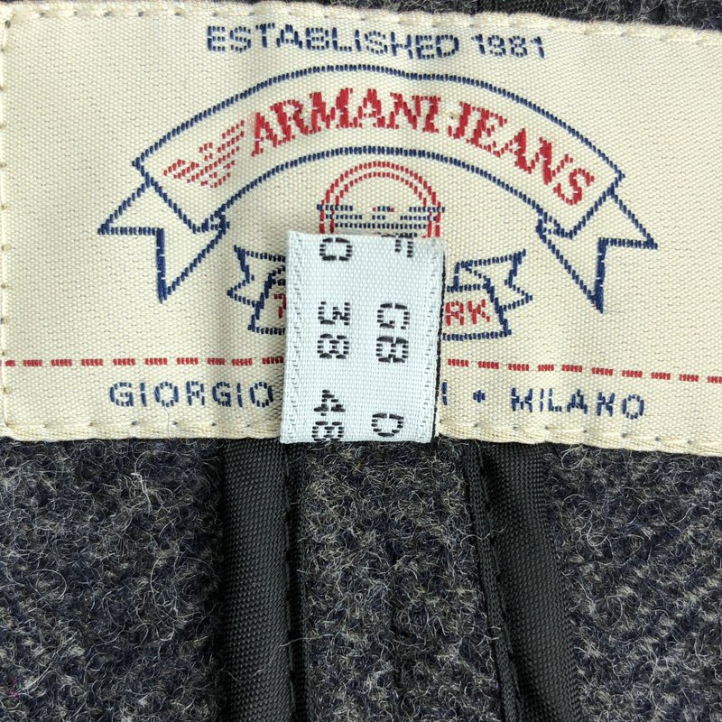 ARMANI JEANS / アルマーニジーンズ | ウール チェスターコート | 48 | メンズ