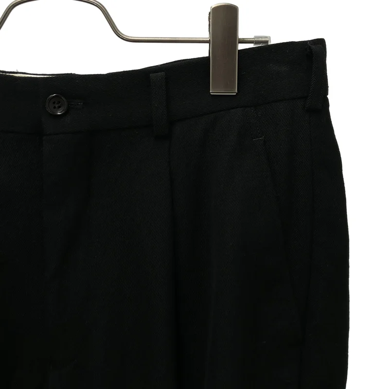 COMME des GARCONS HOMME PLUS / コムデギャルソンオムプリュス | 2018AW | ウール タック スラックス パンツ | S | メンズ