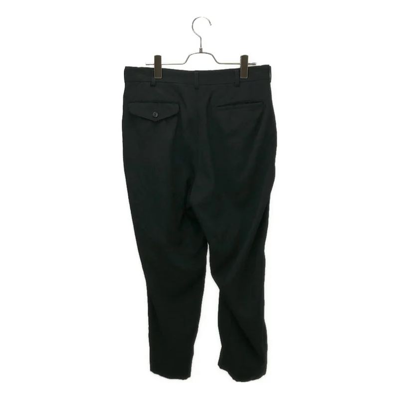 COMME des GARCONS HOMME PLUS / コムデギャルソンオムプリュス | 2018AW | ウール タック スラックス パンツ | S | メンズ