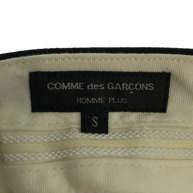 COMME des GARCONS HOMME PLUS / コムデギャルソンオムプリュス | 2018AW | ウール タック スラックス パンツ | S | メンズ