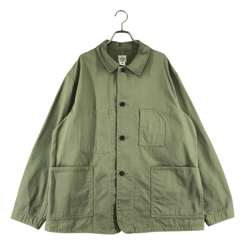 POST O'ALLS / ポストオーバーオールズ | ミリタリー カバーオール ジャケット | L | メンズ