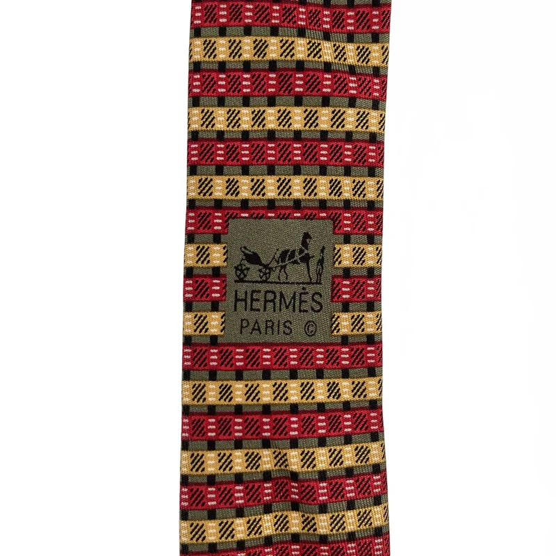 HERMES / エルメス | シルク 総柄 ネクタイ |