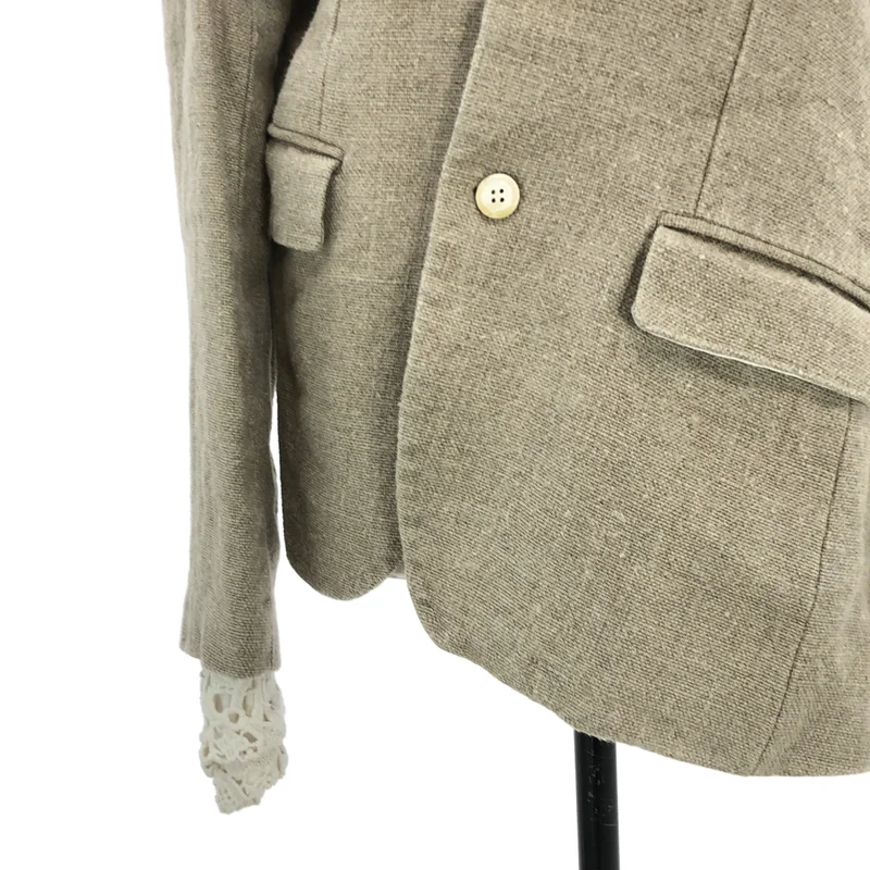 COMME des GARCONS / コムデギャルソン | 2026SS | リネン ダブルスリーブ テーラードジャケット | S | レディース
