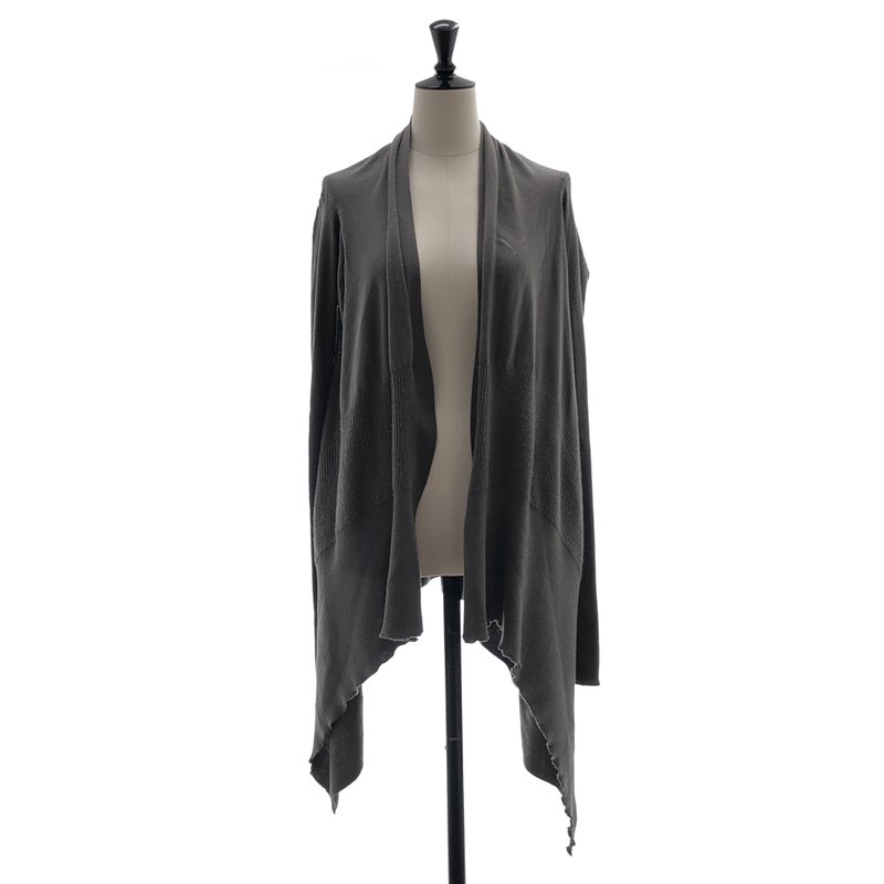 Rick Owens / リックオウエンス | 2021AW | Medium Wrap Cardigan / ミディアム ラップ カーディガン | S | レディース