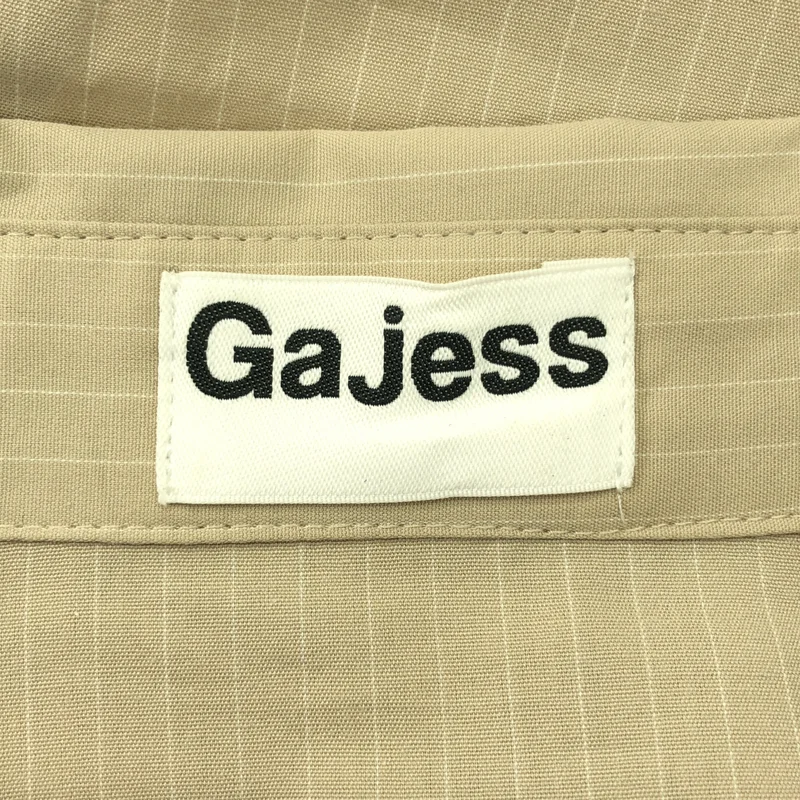 Gajess / ガジェス | 2025SS | コットン ストライプ ショートシャツ | 38 | レディース