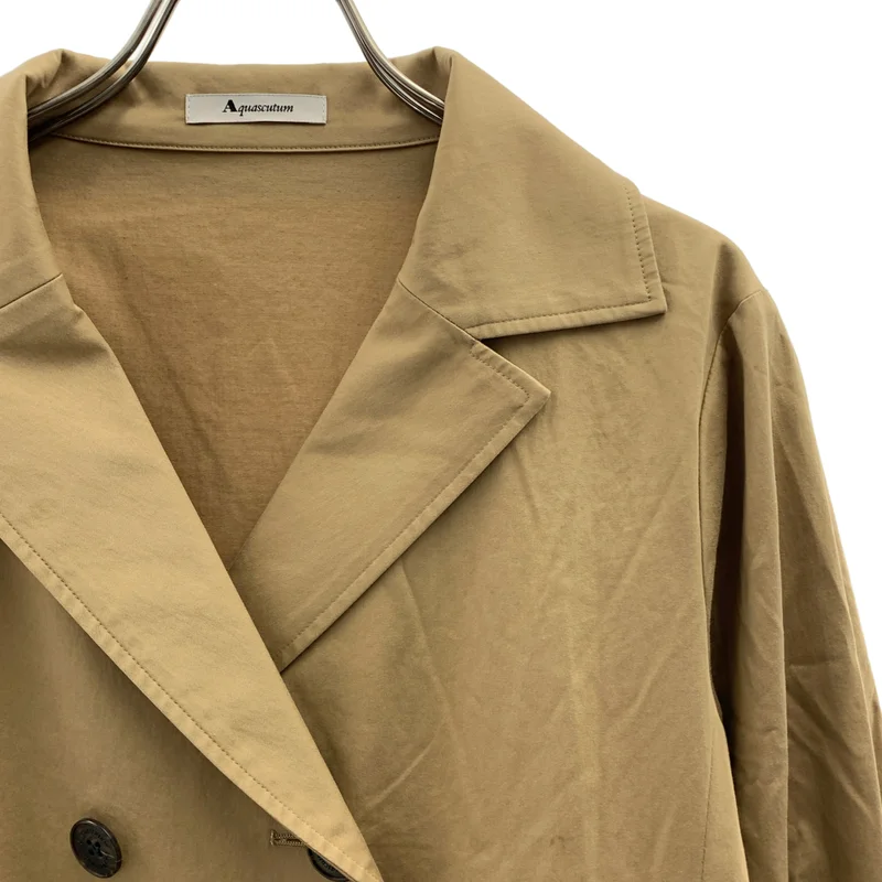 AQUASCUTUM / アクアスキュータム | コットン トレンチコート | M | レディース