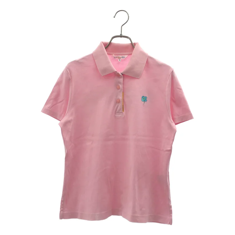LEONARD / レオナール | Cotton Flower Embroidery Polo Shirt | 40