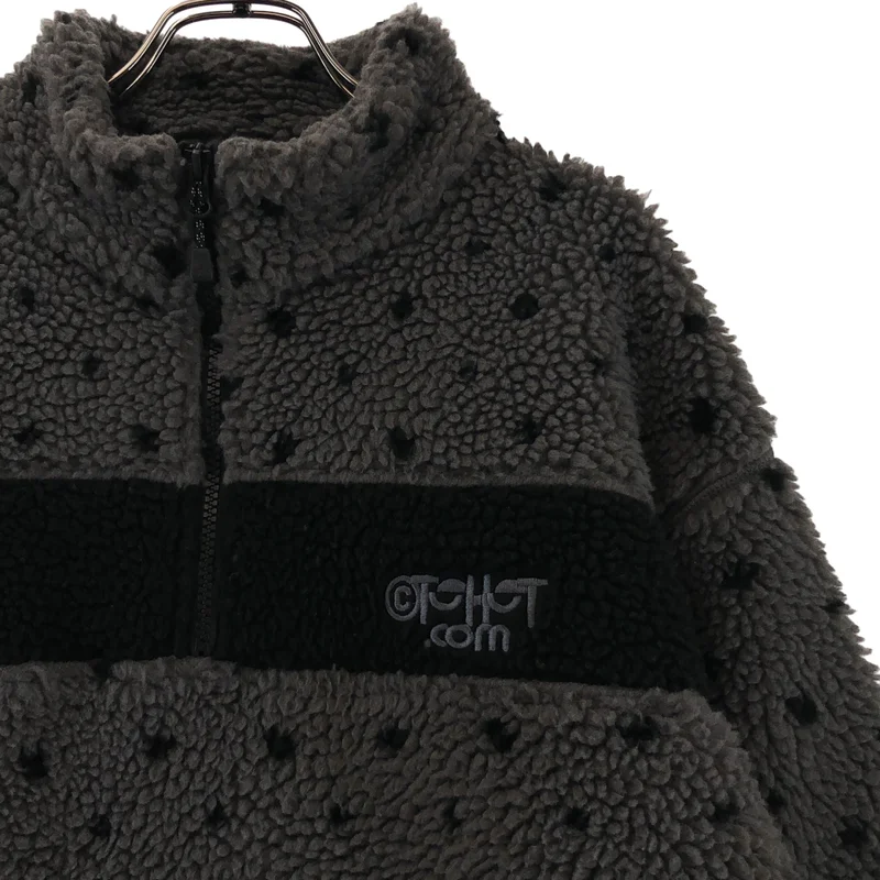 None / | TEKET / テケット Goof-Off Fleece Half Zip Pullover / フリース ハーフジップ プルオーバー | S | メンズ