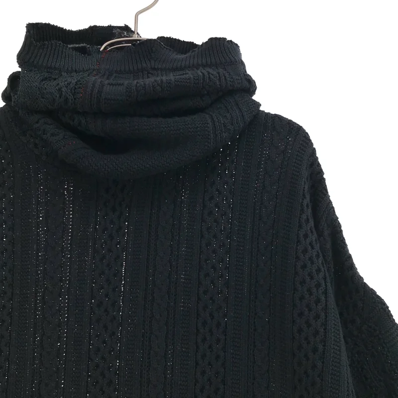 TAKAHIROMIYASHITA The Soloist / タカヒロミヤシタザソロイスト | 2021SS | not turtleneck sweater パッチワーク タートルネックニット |